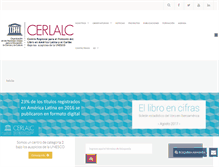 Tablet Screenshot of cerlalc.org